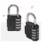 Newhouse Hardware Combination Padlock, Number of Dials 4, Customizable 4-Digit Lock Combo, Black NHH-NUMLK-BLK - alternate 7